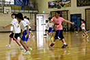 三条嵐南ミニバスケットボール少年団のミニバス体験会
