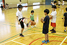 三条嵐南ミニバスケットボール少年団のミニバス体験会